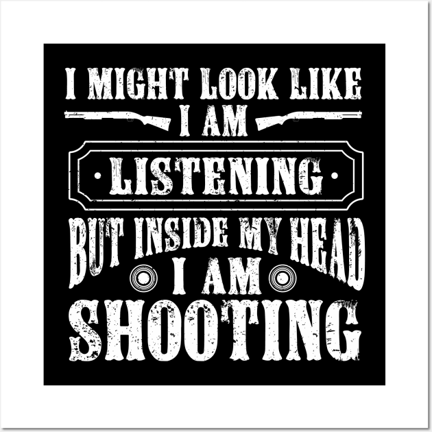 Shotgun Skeet Trap Shooting Clay Pigeon Shooting Wall Art by IngeniousMerch